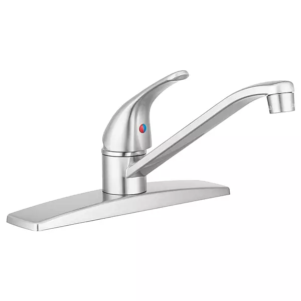 Dura Faucet DF-NMK600-SN RV Swivel Kitchen Sink Faucet (Brushed Satin Nickel) Without Side Sprayer Brushed Satin Nickel