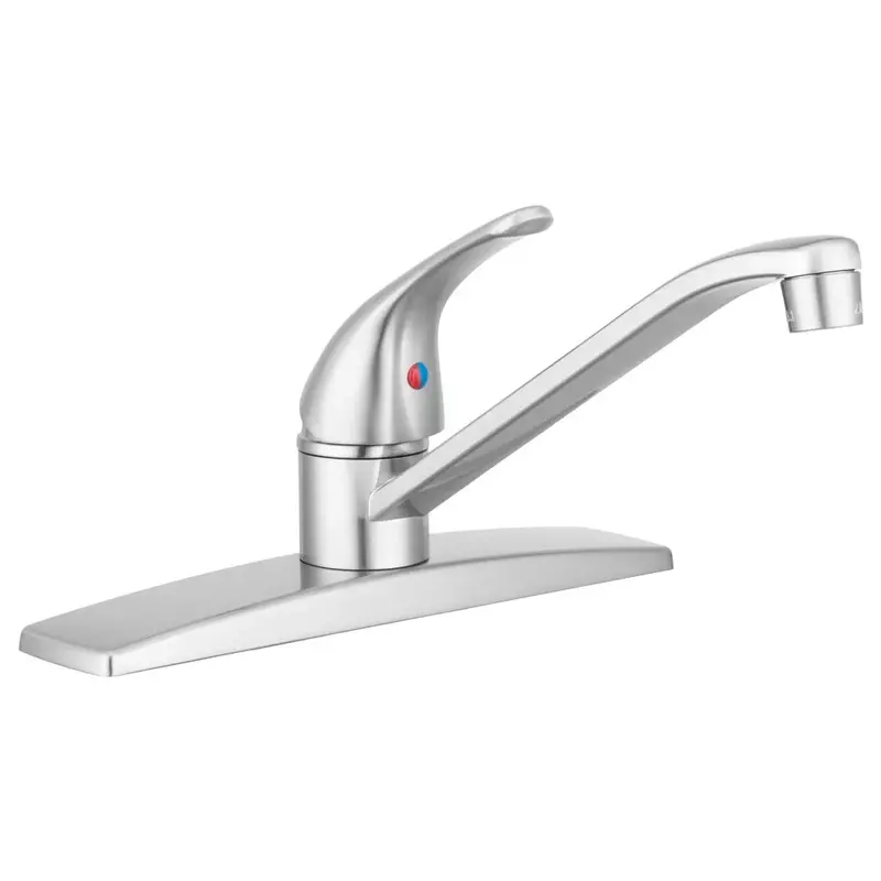 Dura Faucet DF-NMK600-SN RV Swivel Kitchen Sink Faucet (Brushed Satin Nickel) Without Side Sprayer Brushed Satin Nickel