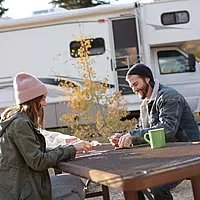 Dura Faucet DF-NMK600-SN RV Swivel Kitchen Sink Faucet (Brushed Satin Nickel) Without Side Sprayer Brushed Satin Nickel