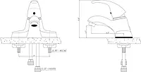 Dura Faucet DF-NML210-VB RV Single Lever Bathroom Faucet (Venetian Bronze)