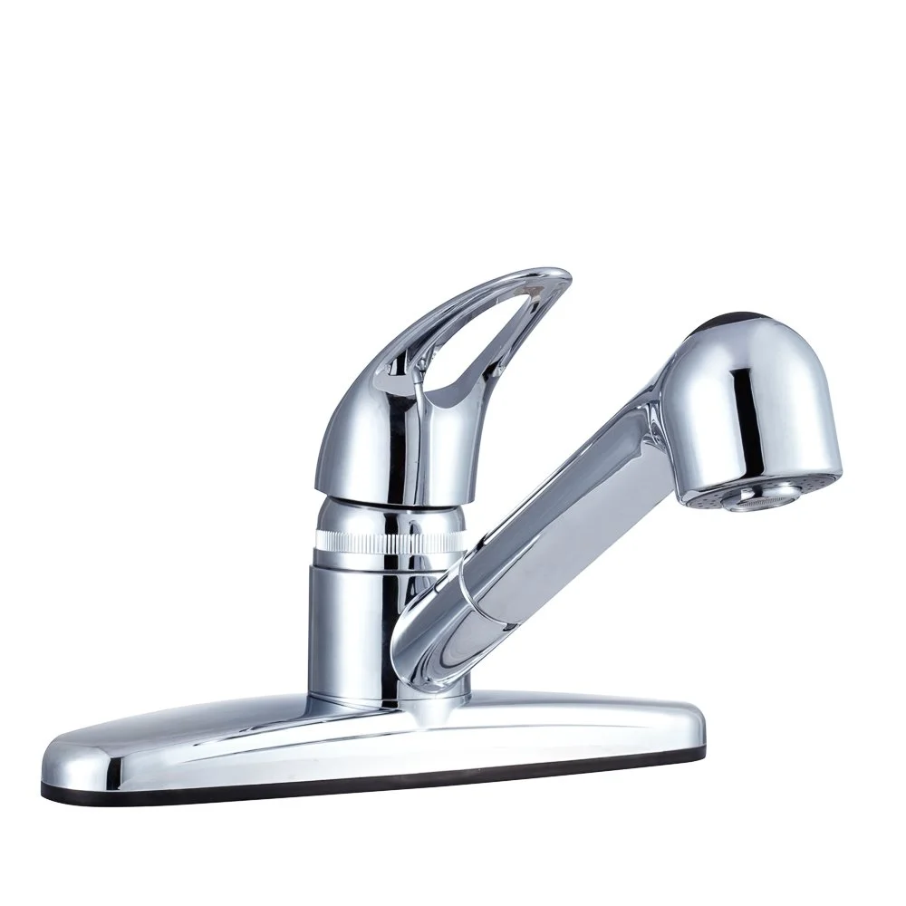 Dura Faucet DF-PK100 All-Plastic Pull-Out RV Kitchen Sink Faucet