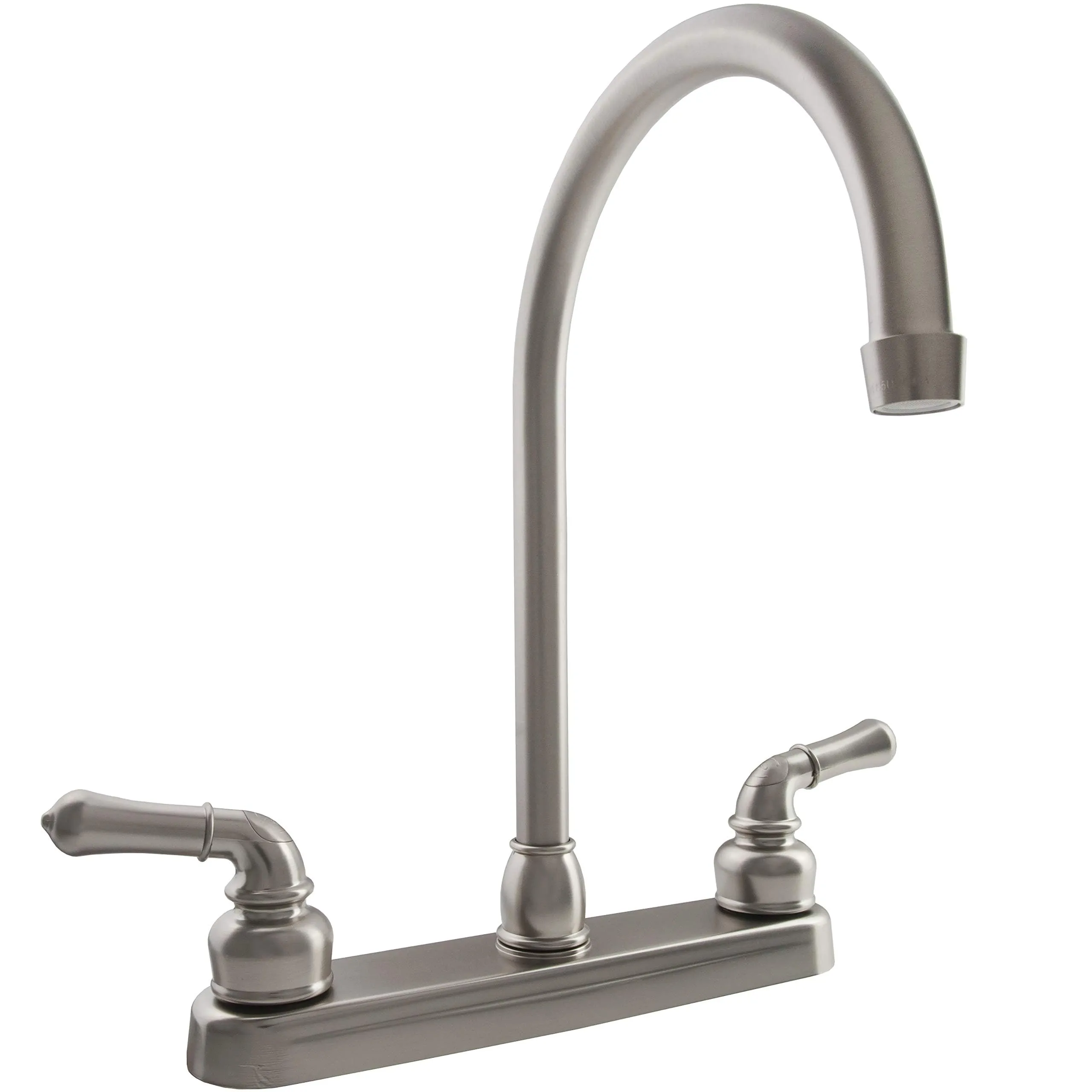 Dura Faucet DF-PK330HC RV J-Spout Kitchen Sink Faucet