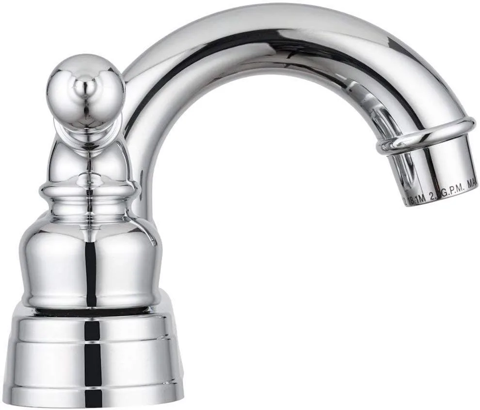 Dura Faucet DF-PL620C RV Bathroom Sink Faucet - Smooth Turning 2-Lever 4-Inch Centerset