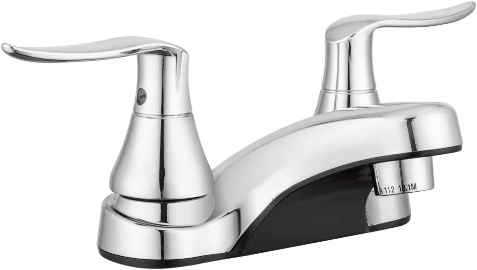Dura Faucet DF-PL700LH RV Bathroom Centerset Faucet with Winged Levers