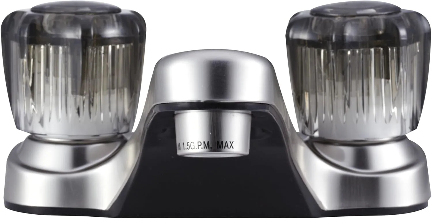 Dura Faucet DF-PL700S RV Lavatory Faucet Deck-Mount Centerset