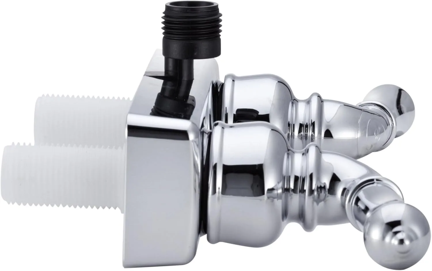 Dura Faucet DF-SA100C RV/Motorhome Shower Faucet Valve Diverter (Dual Lever)