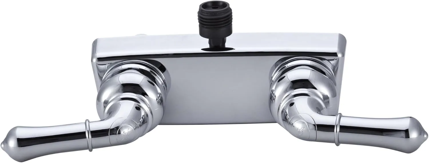 Dura Faucet DF-SA100C RV/Motorhome Shower Faucet Valve Diverter (Dual Lever)