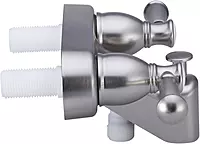 Dura Faucet DF-SA110L-SN RV Tub & Shower Faucet Valve Diverter with Hot/Cold Handles (Brushed Satin Nickel)