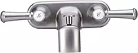 Dura Faucet DF-SA110L-SN RV Tub & Shower Faucet Valve Diverter with Hot/Cold Handles (Brushed Satin Nickel)