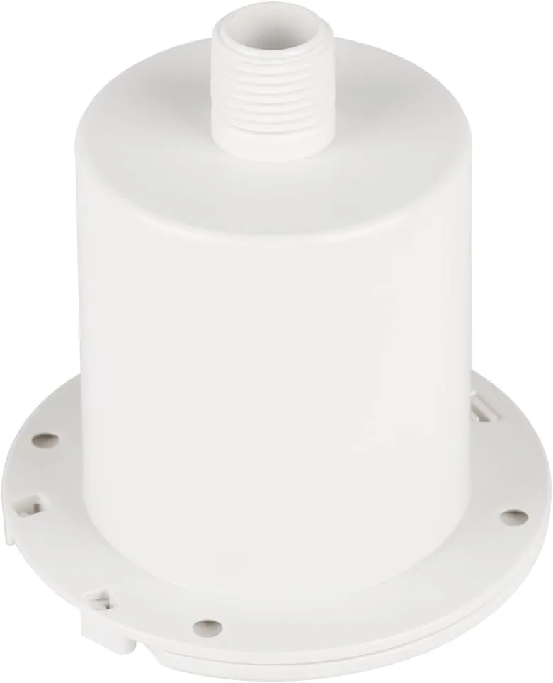 Dura Faucet DF-SA184-WT Outdoor Exterior Utility Spray Dock Port with Quick Connect Hookup (White)