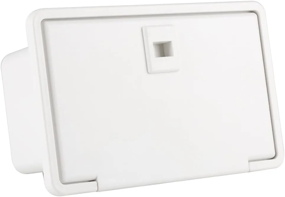 Dura Faucet DF-SA185-WT RV Exterior Spray Box with Hot/Cold Quick Connect Faucet (White)