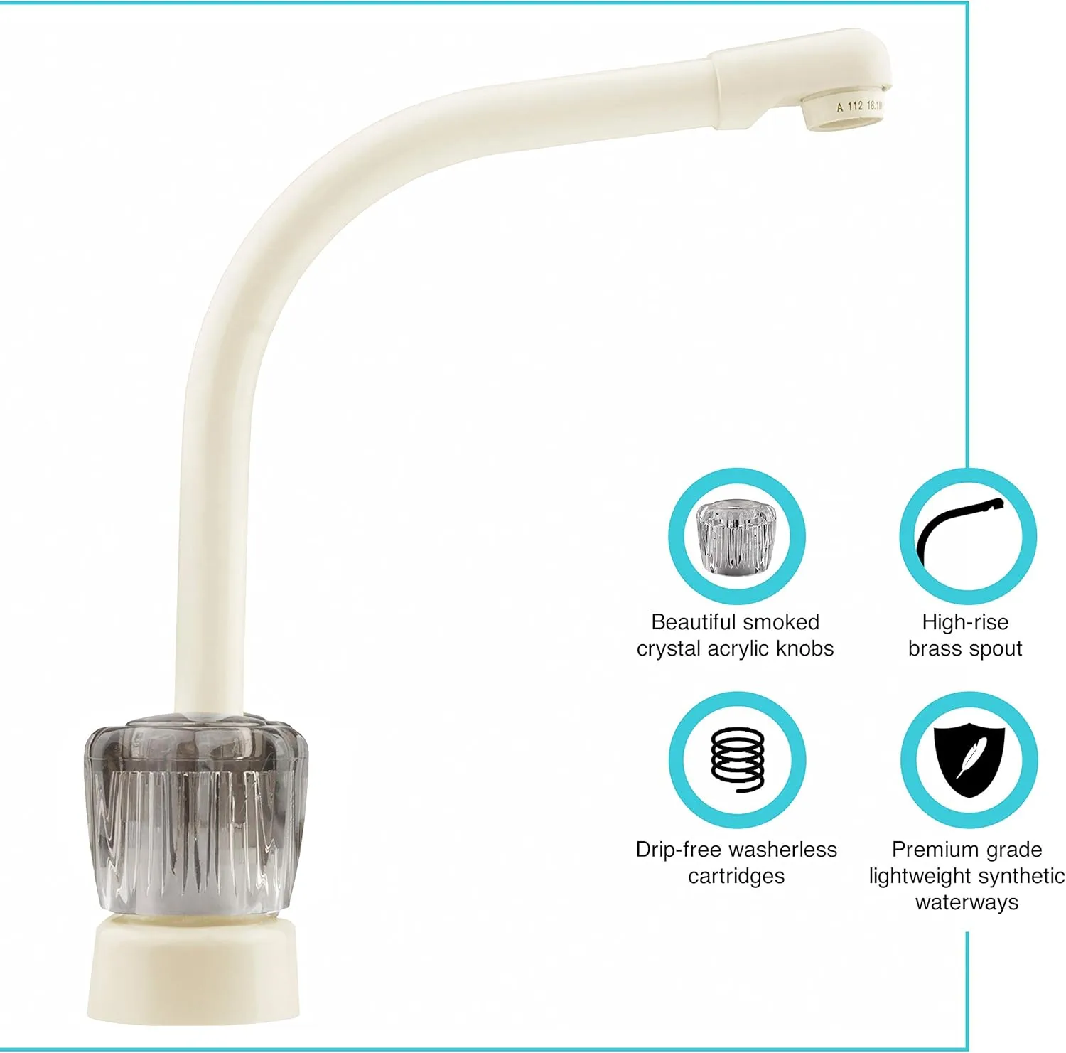 Dura Faucet DF-PK210 Hi-Rise RV Kitchen Faucet