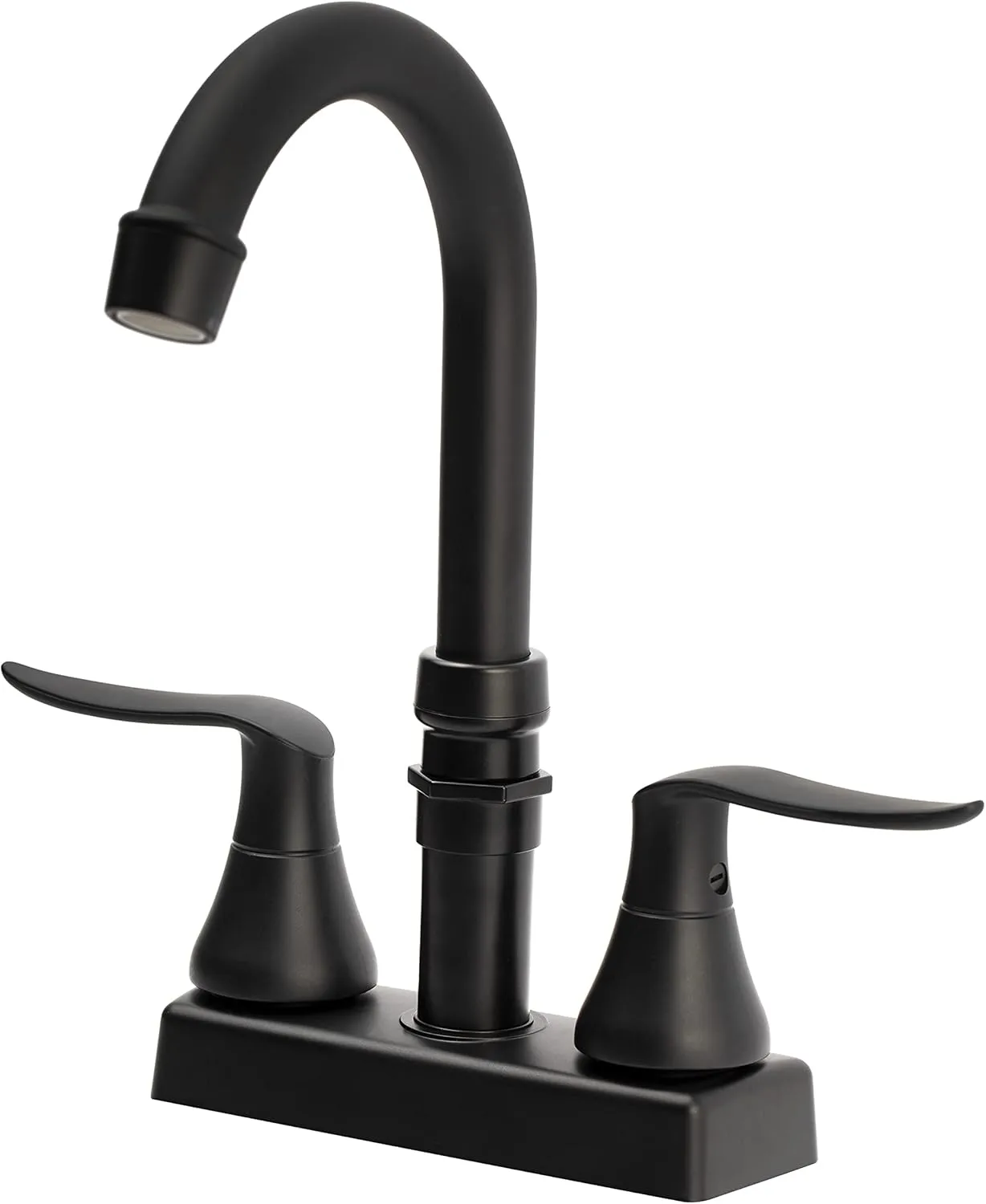 Dura Faucet Elegant RV Bar Faucet with Quick Connect Spout (Matte Black)