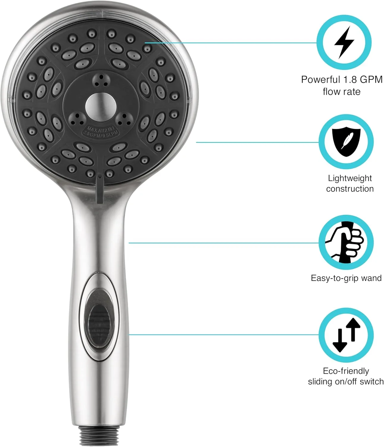 Dura Faucet Premium RV Handheld Shower Wand