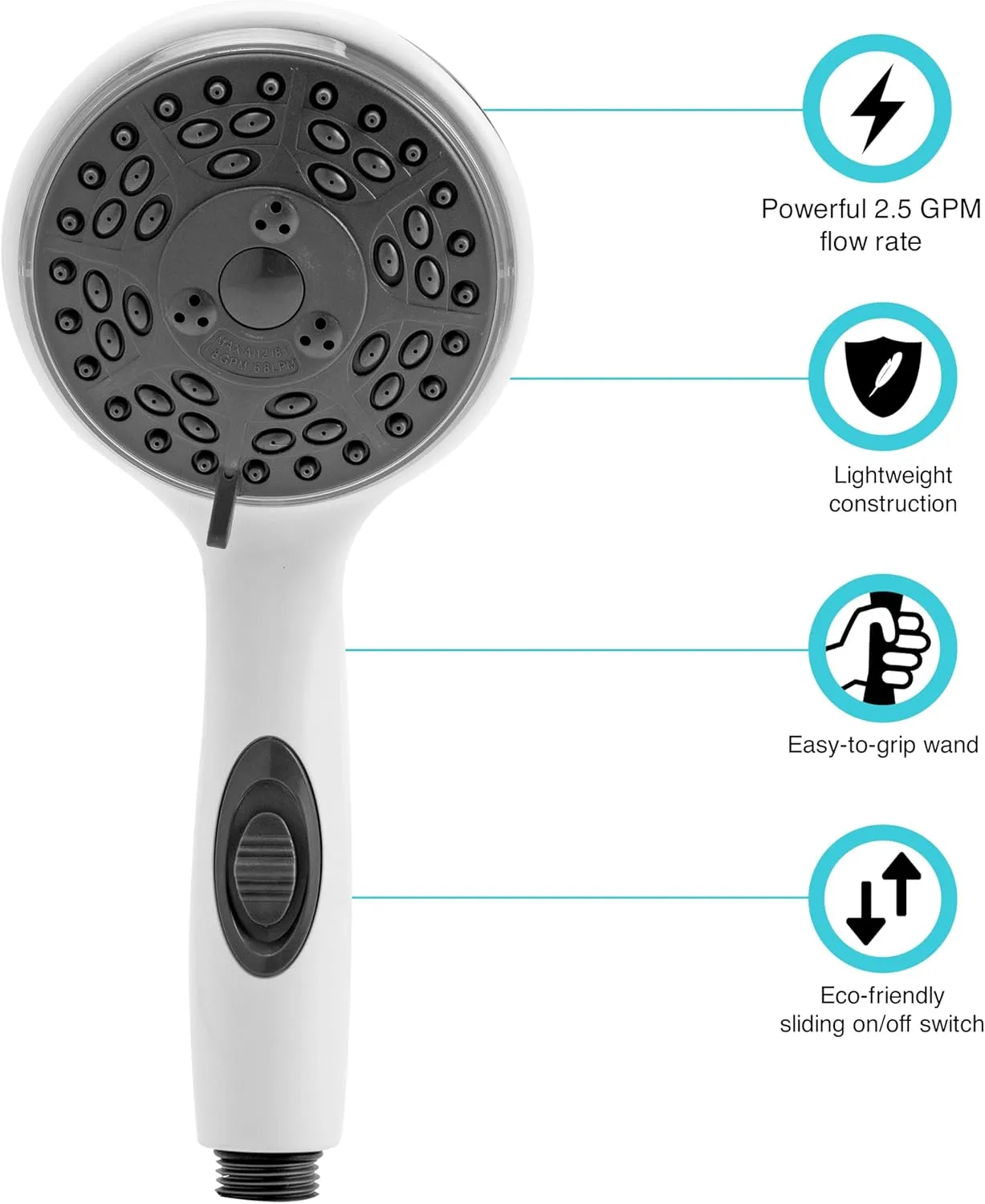 Dura Faucet Premium RV Handheld Shower Wand