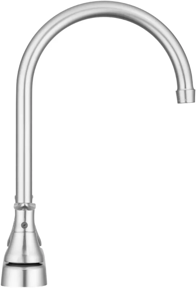 Dura Faucet DF-PK330HLH RV J-Spout Swivel Two-Handle Deck-Mount Kitchen Faucet