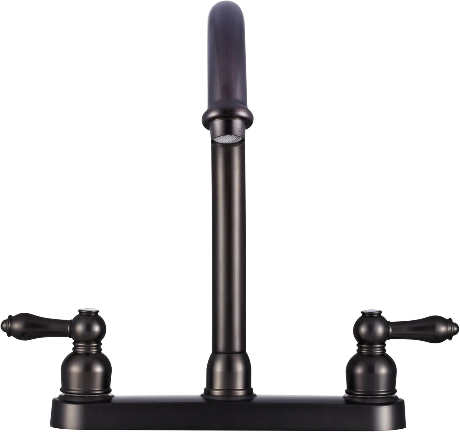 Dura Faucet DF-PK340L Non-Metallic Hi-Rise J-Spout RV Kitchen Faucet
