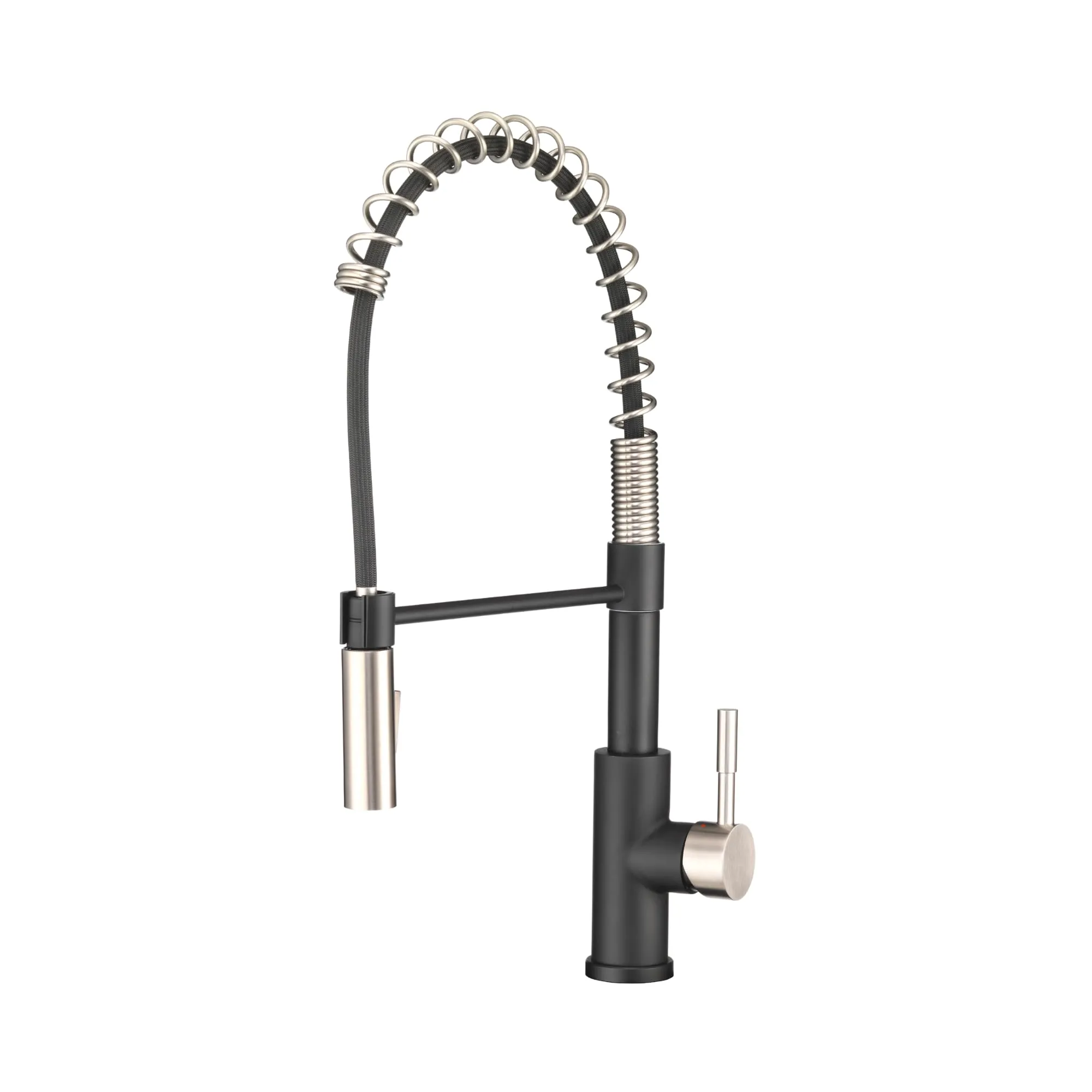 Dura Faucet DF-MK504SLK RV Swivel High-Arc Pull-Down Kitchen Faucet