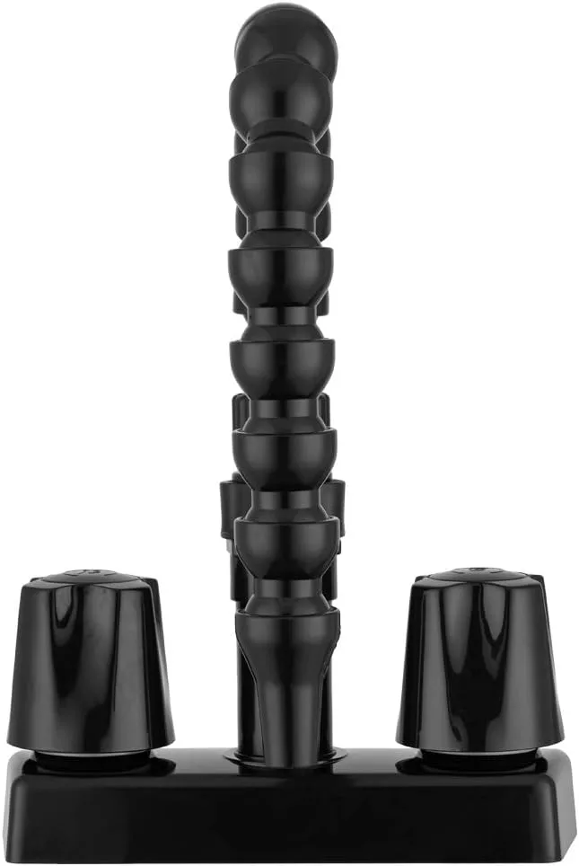 DURA FAUCET RV Exterior Quick Connect Faucet with 360-Degree Flexible Gooseneck Spout