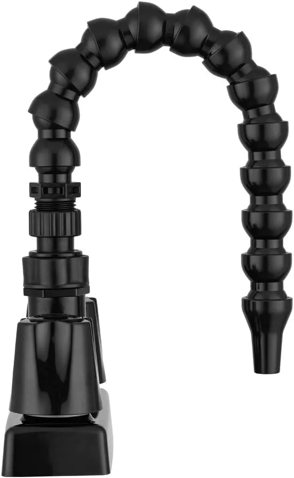 DURA FAUCET RV Exterior Quick Connect Faucet with 360-Degree Flexible Gooseneck Spout
