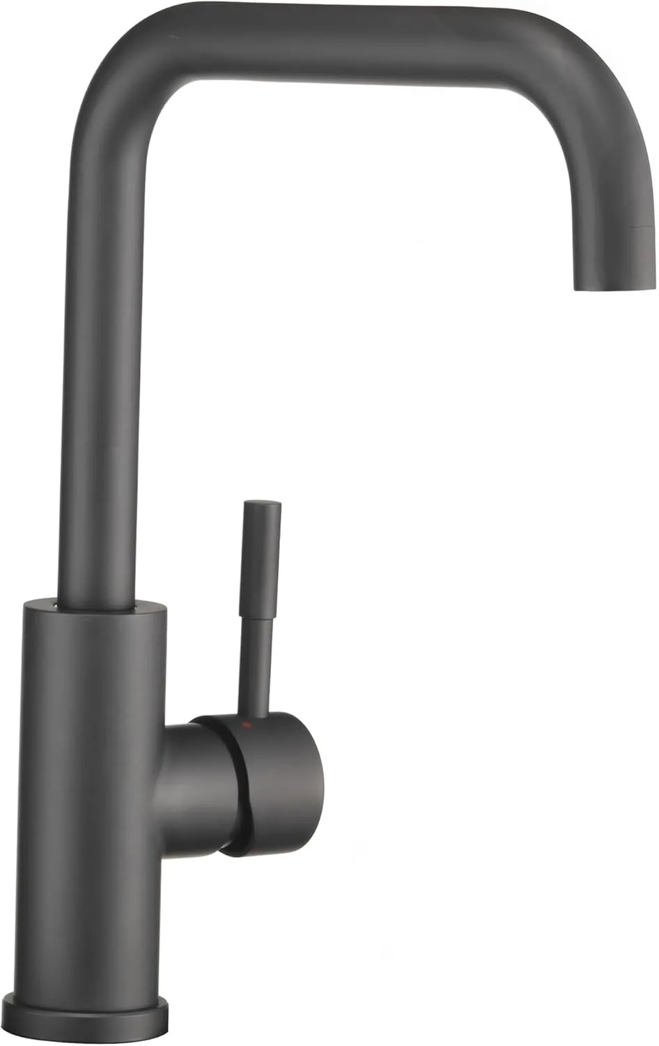 Dura Faucet RV Streamline Squared-Arc Single Handle Kitchen Sink Faucet - Optional Deck Plate