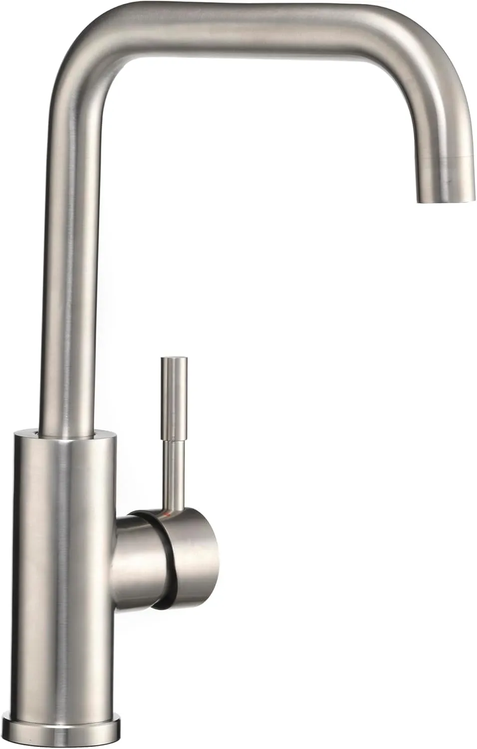 Dura Faucet RV Streamline Squared-Arc Single Handle Kitchen Sink Faucet - Optional Deck Plate