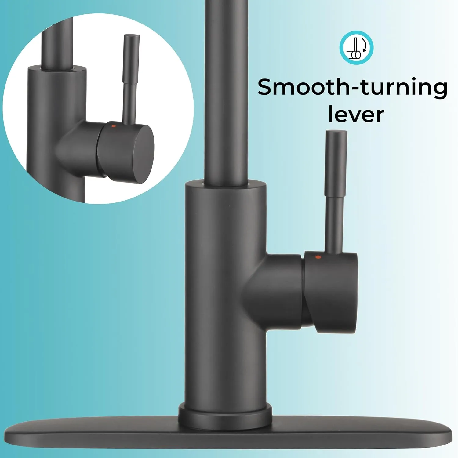 Dura Faucet Streamline Gooseneck RV Kitchen Faucet