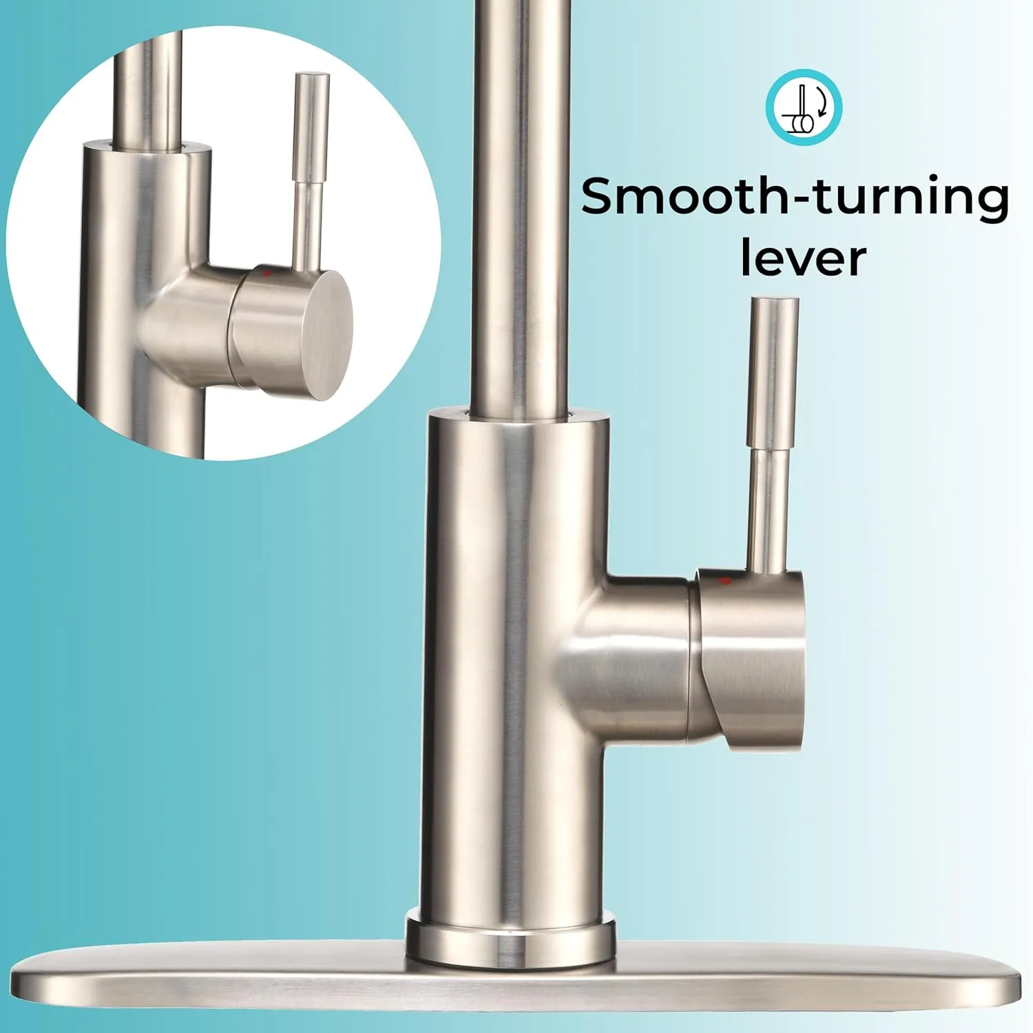 Dura Faucet Streamline Gooseneck RV Kitchen Faucet