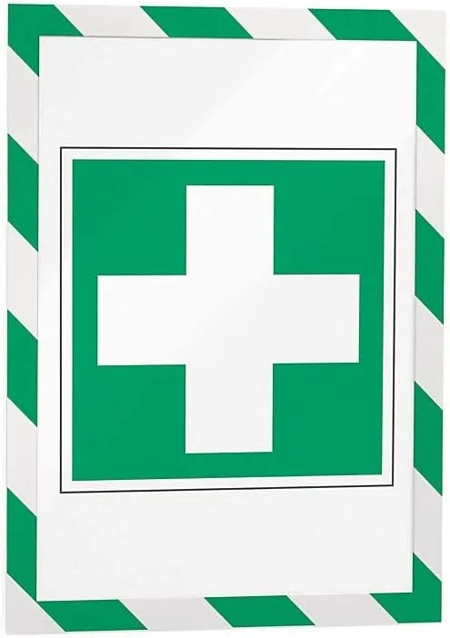 DURABLE DURAFRAME Self-Adhesive Magnetic Letter Sign Holder - Letter Size 8.5 x 11