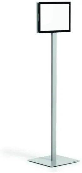 Durable Info Floor Stand with Duraframe Magnetic Document Frames - Letter-Size 8.5 x 11 Inches
