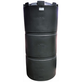 Snyder Industries 300 Gallon Black Vertical Water Tank