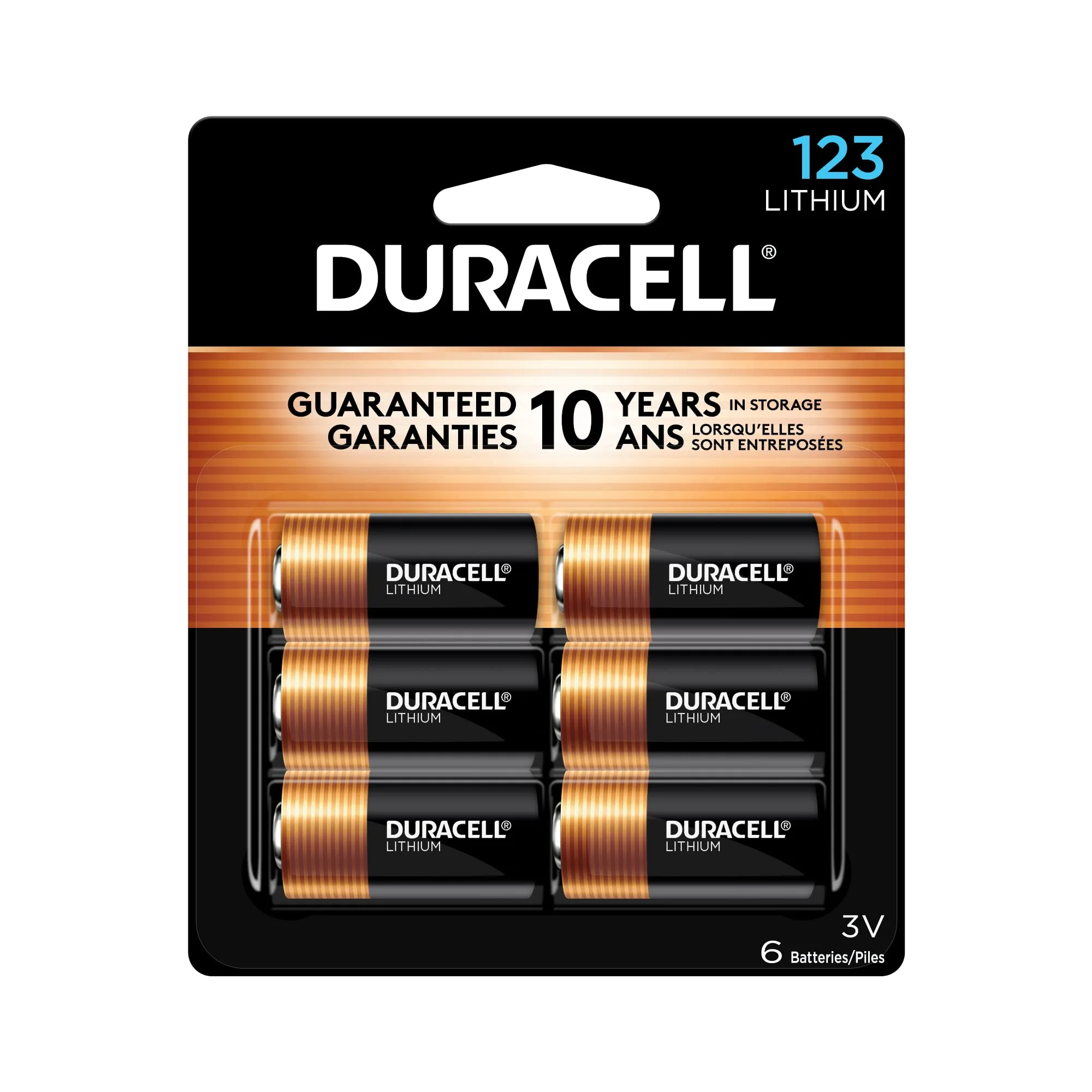 Duracell CR123A 3V High Power Lithium Battery