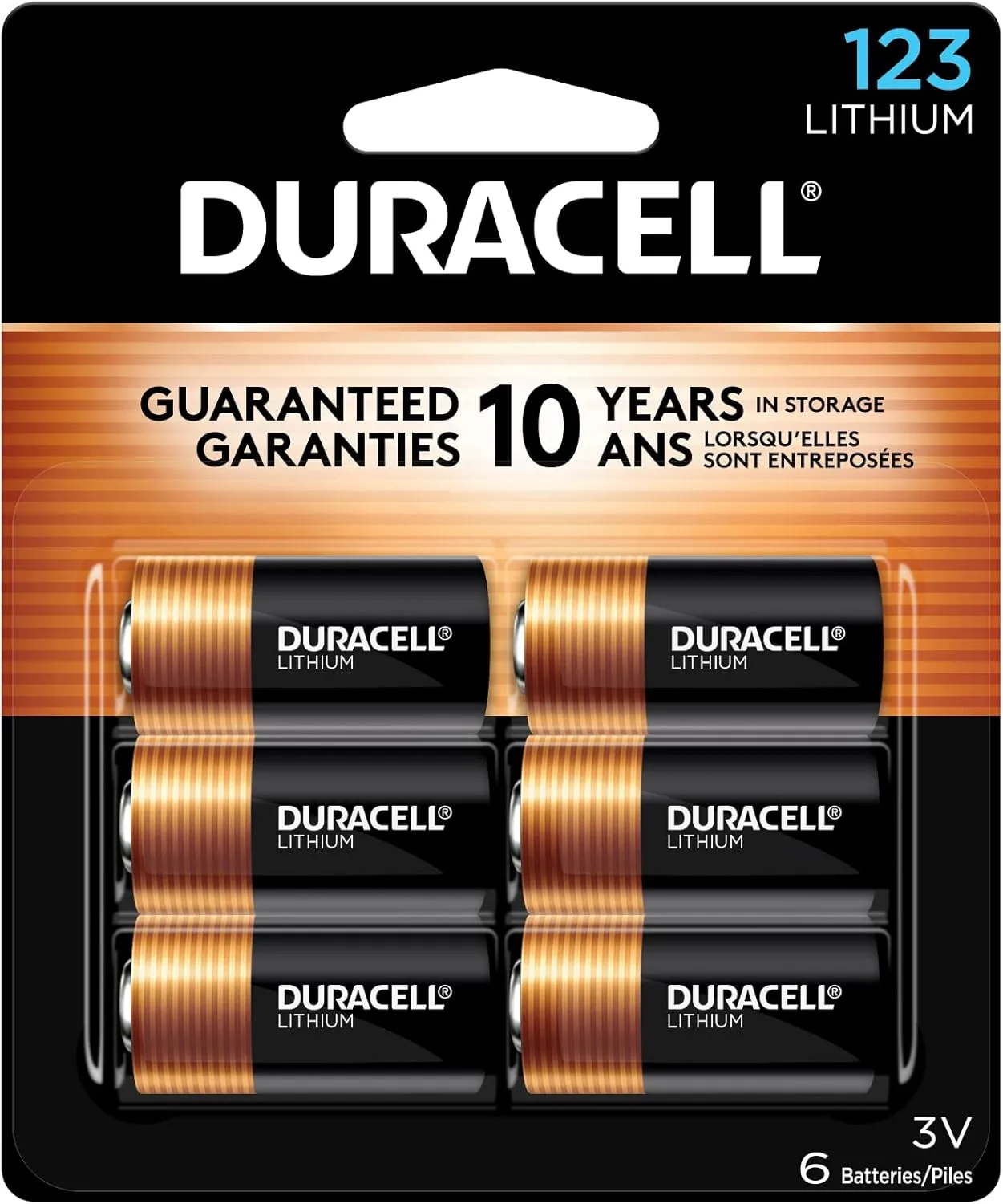 Duracell CR123A 3V High Power Lithium Battery
