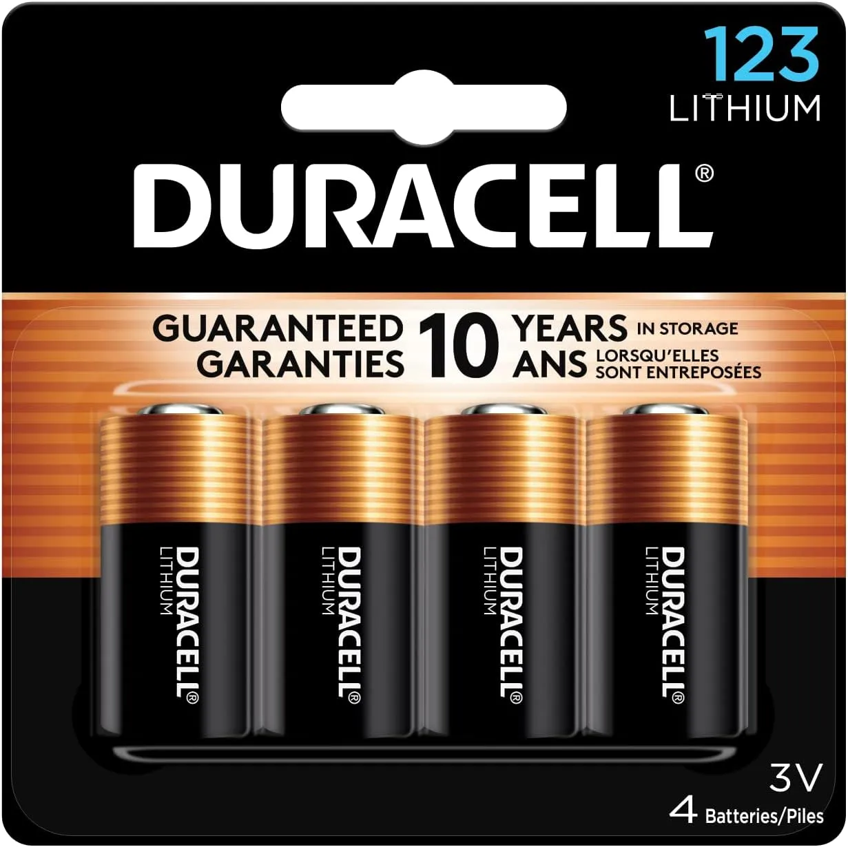 Duracell CR123A 3V High Power Lithium Battery