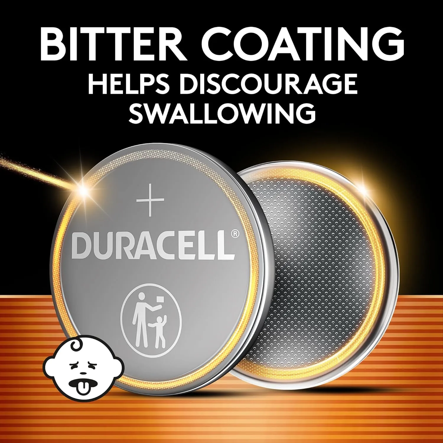 Duracell 2032 Lithium Battery, 2 Count (Pack of 1), Child Safety Features, Compatible with Key Fob