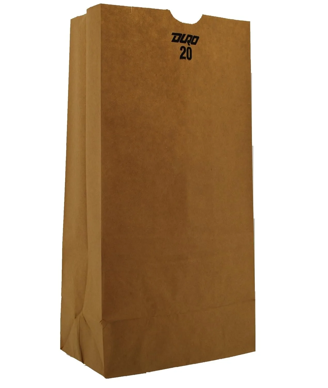 Duro ID# 18420 20# SOS Bag 40# 100% Recycled Natural Kraftm, 500 Piece