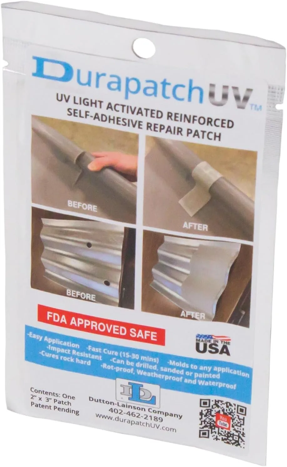 Dutton 56711 Durapatch UV 2 x 3
