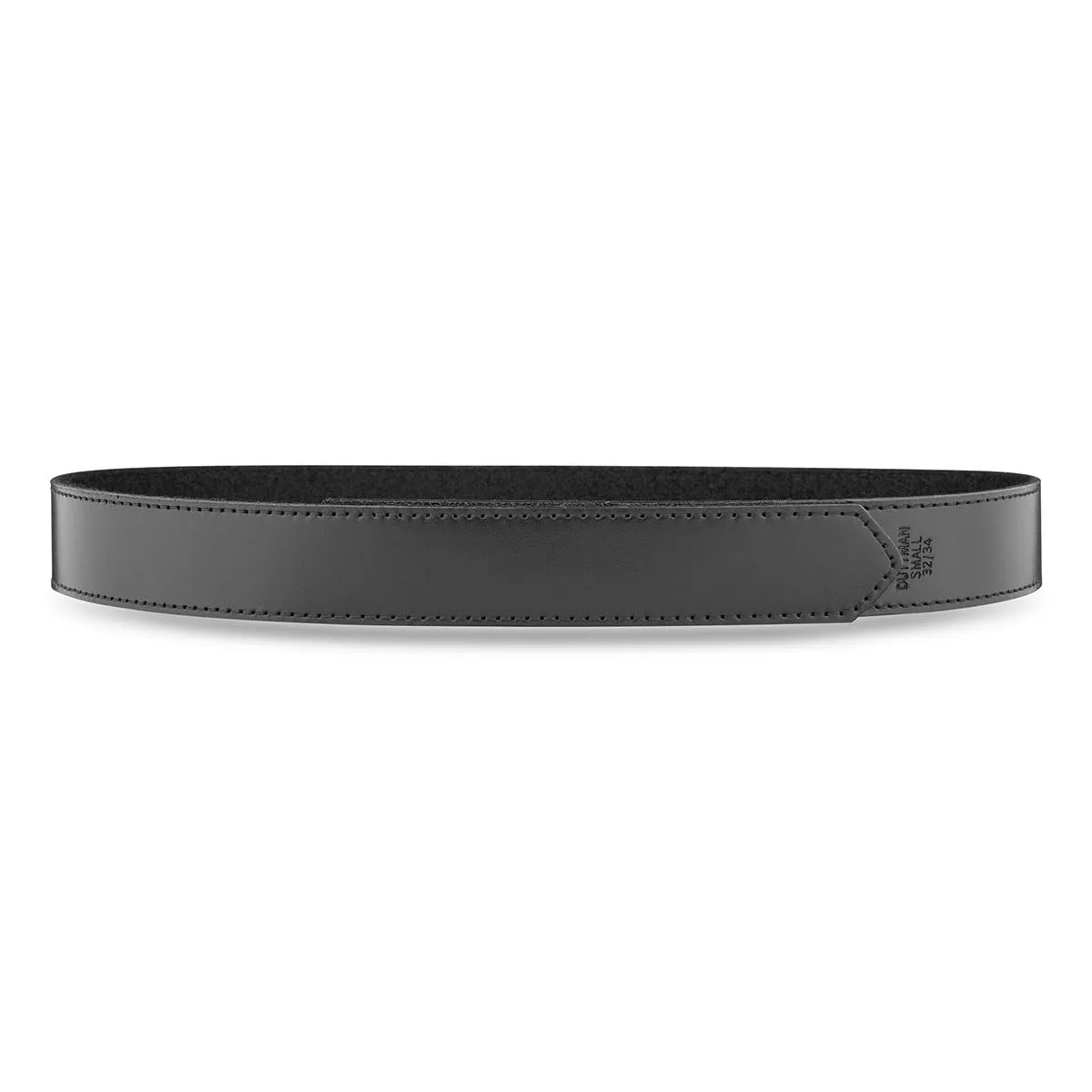 DUTYMAN 1-1/2" Buckleless Leather Inner Belt - 100% Genuine Plain Leather