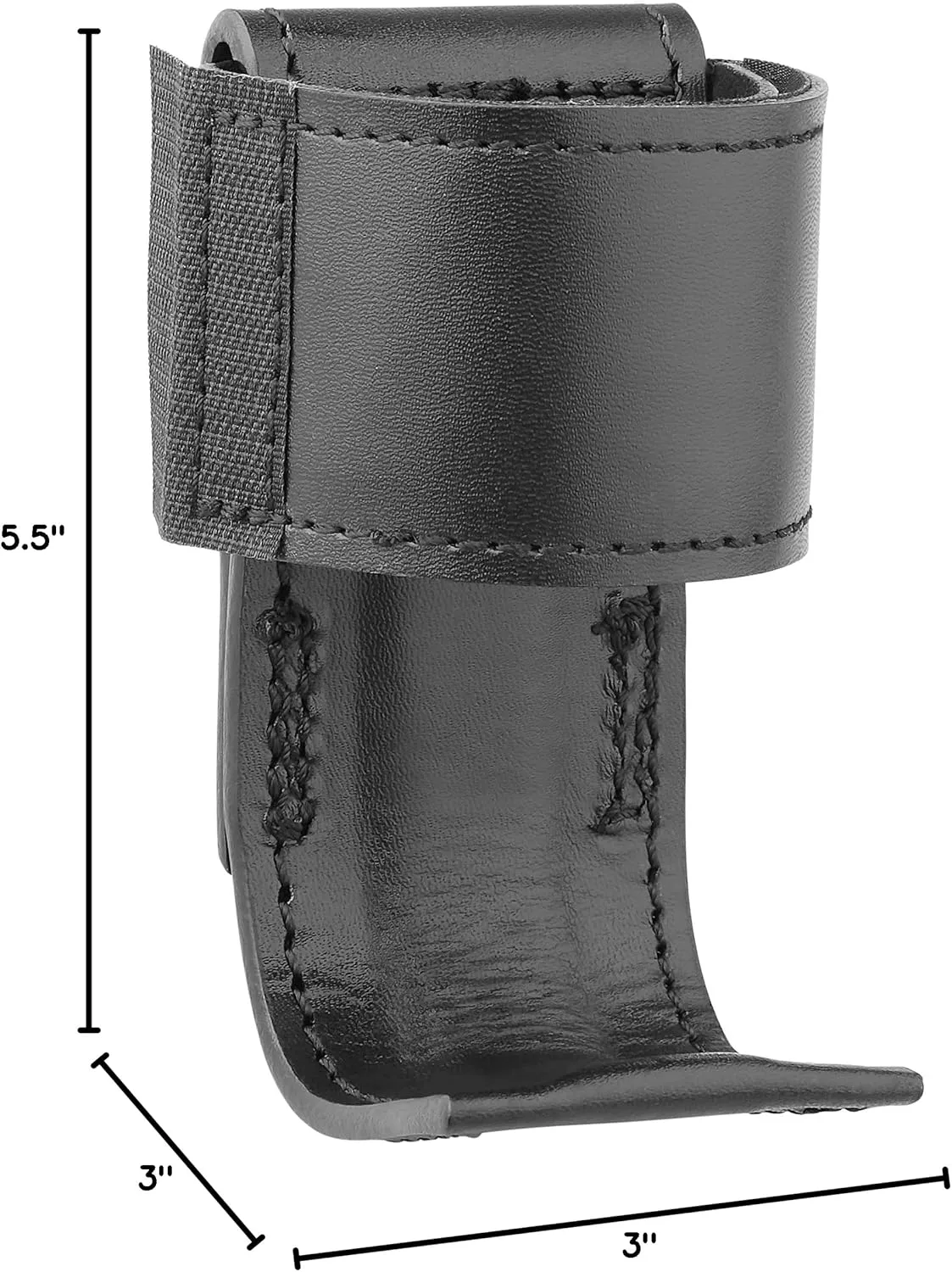 DUTYMAN Full-Grain Leather Steel Based Radio Holder