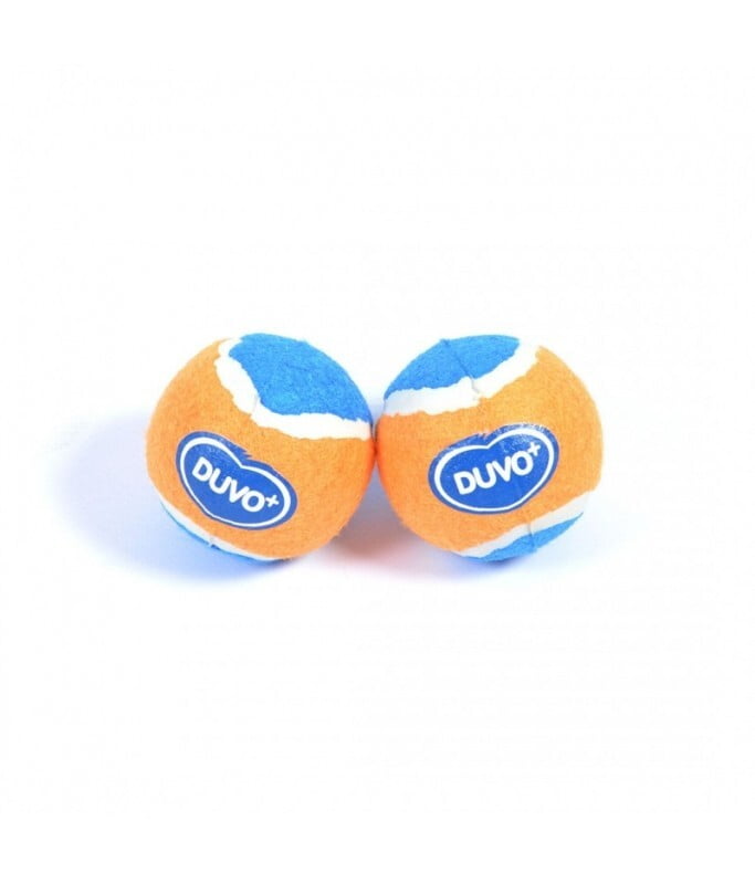 Duvo Tennisball Orange/Blue M - 2pcs - Ø6CM Duvo Tennisball Orange/Blue M - 2pcs - Ø6CM