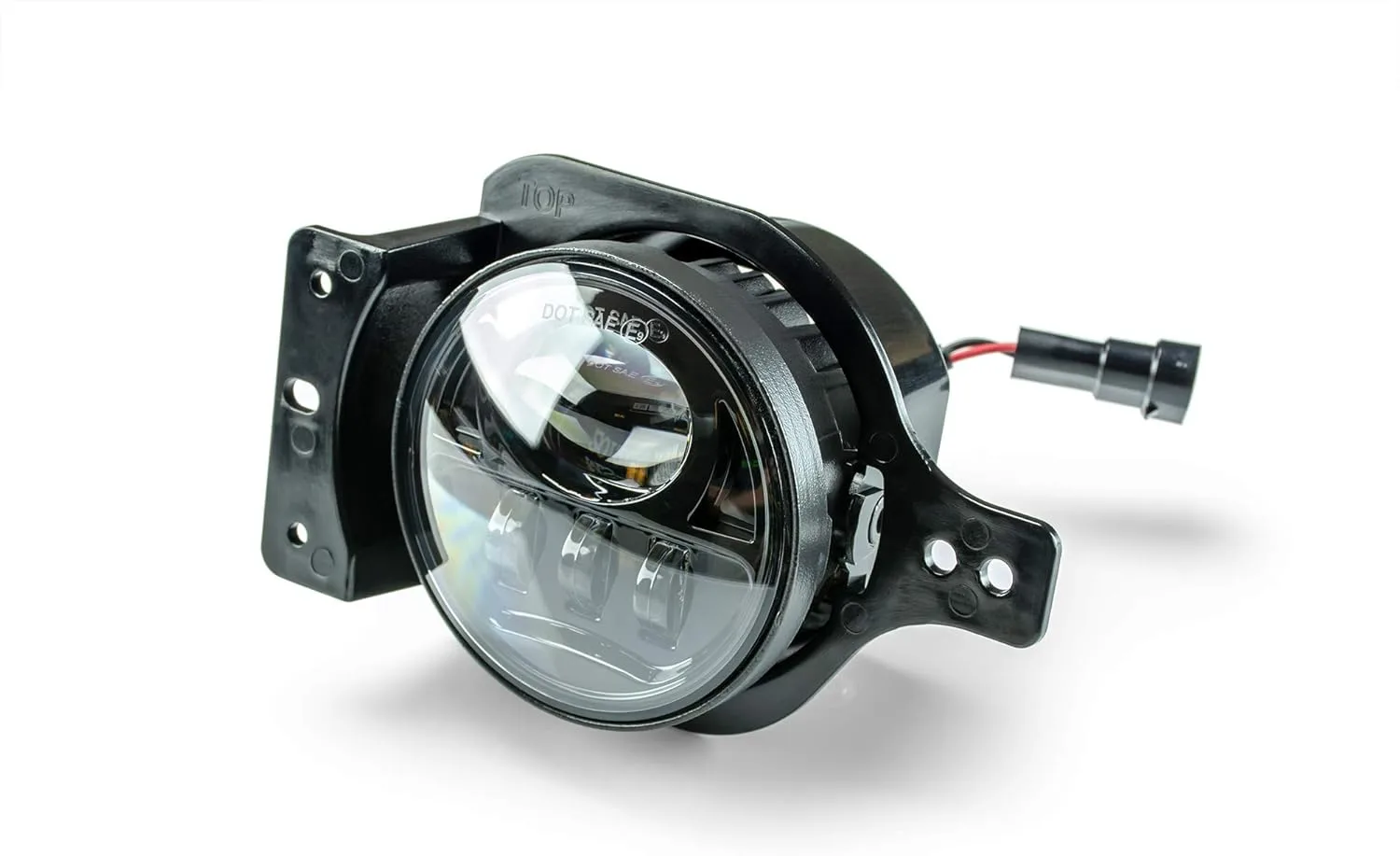 DV8 Offroad LED Fog Lights for the 2018-2026 Wrangler JL & 2020-2026 Gladiator JT | 4 Inch Round | OEM Compatible | Plug and Play Harness | Sold as Pair