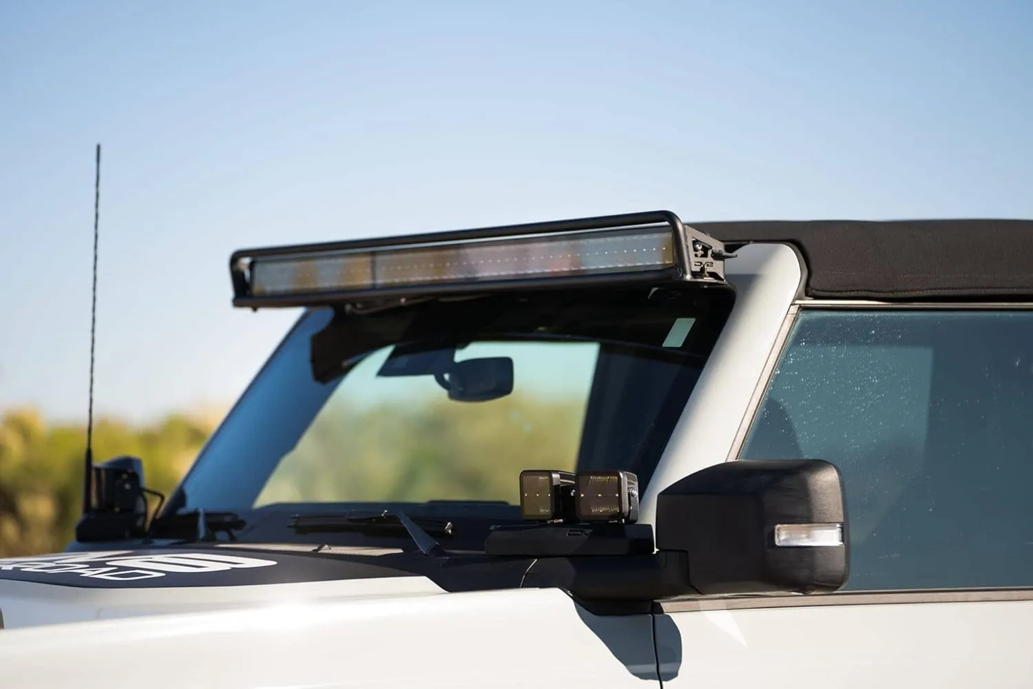 DV8 Offroad Straight LED Light Bar Mount for 2021-2025 Ford Bronco