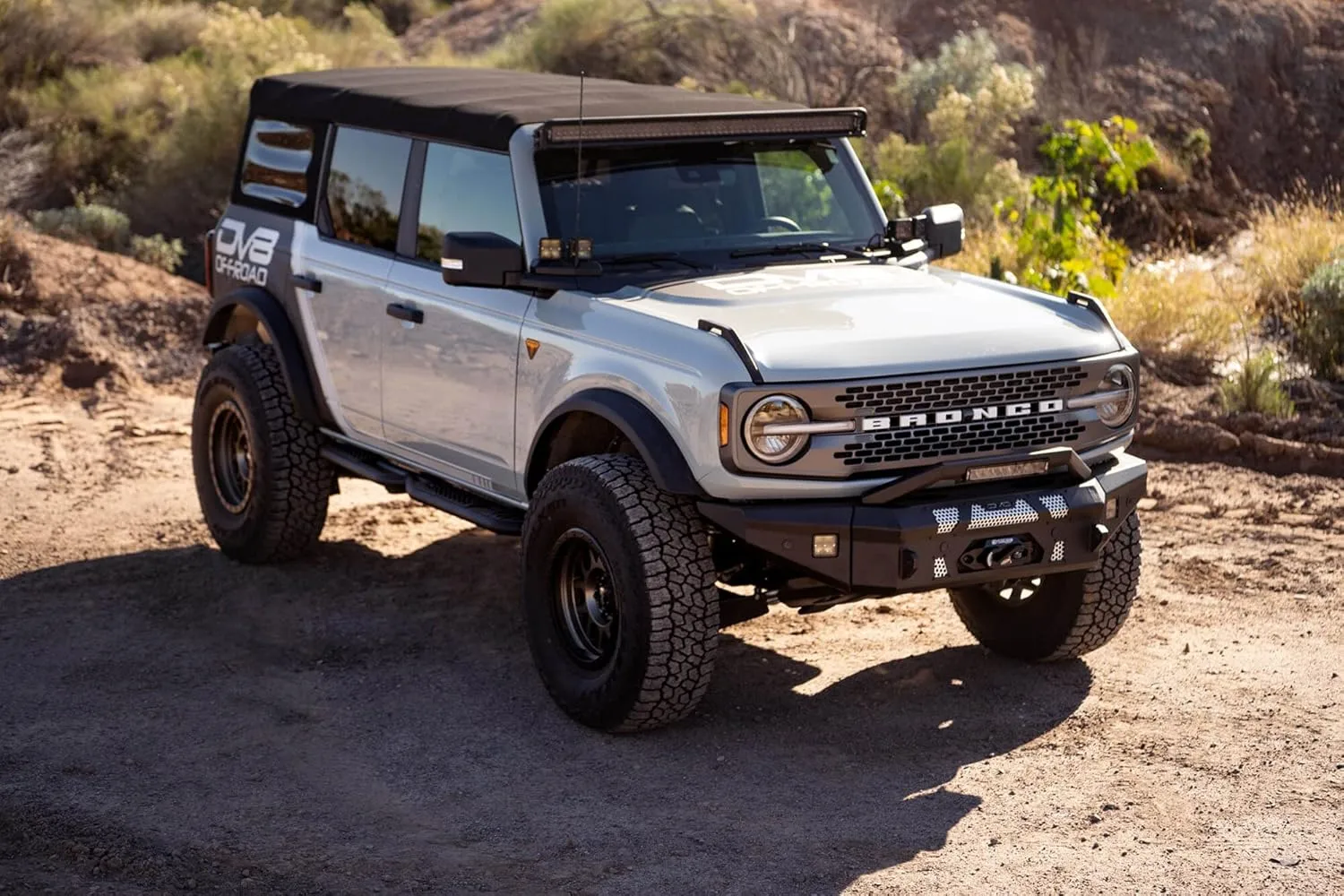 DV8 Offroad Straight LED Light Bar Mount for 2021-2025 Ford Bronco