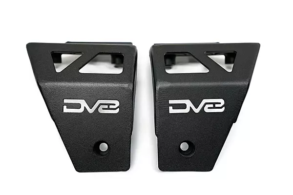 A-Pillar Dual Pod Light Mounts for 2018-2026 Jeep Wrangler JL & 2020-2026 Gladiator JT - DV8 Offroad - Pair