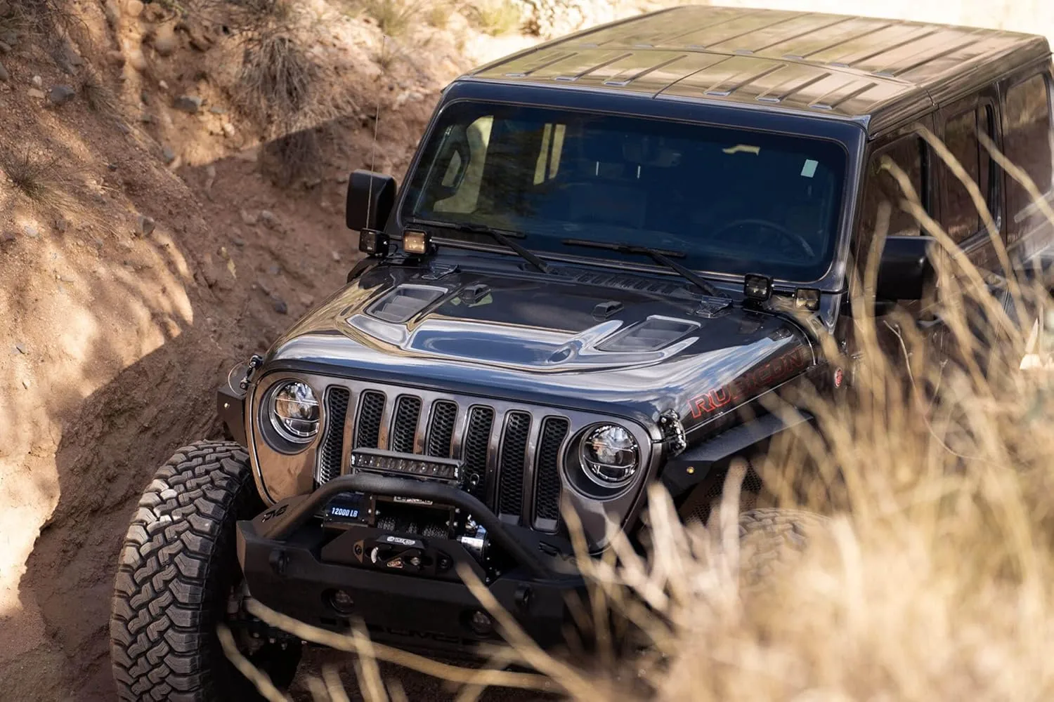 A-Pillar Dual Pod Light Mounts for 2018-2026 Jeep Wrangler JL & 2020-2026 Gladiator JT - DV8 Offroad - Pair