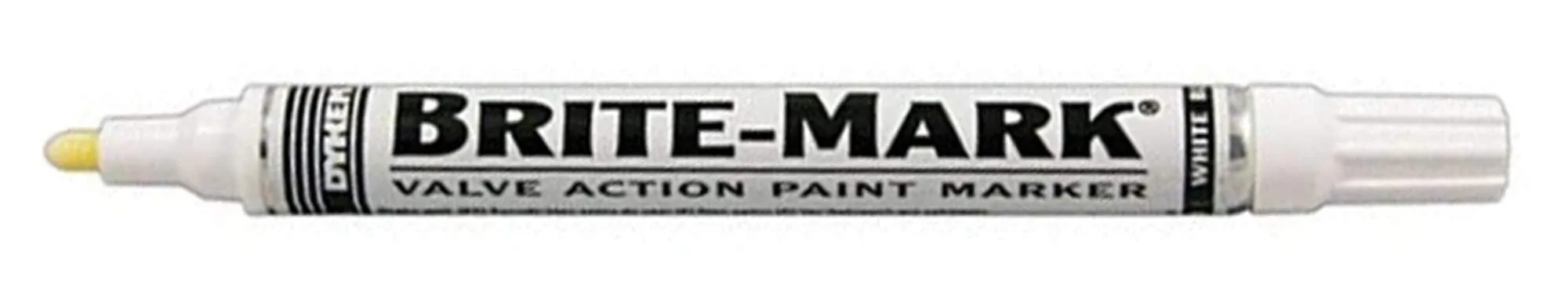 DYKEM BRITE-MARK 40 Valve-Action Threaded Cap Permanent Paint Marker (Medium Point)