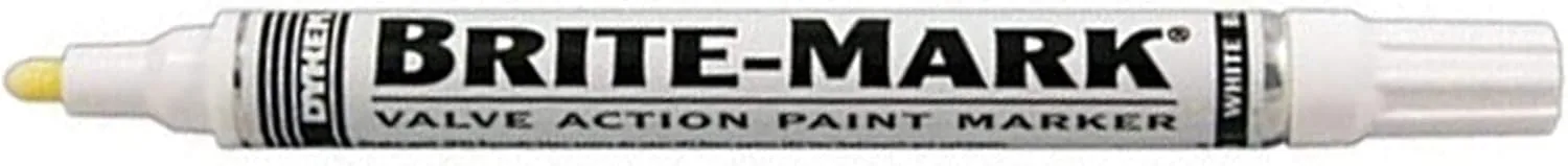 DYKEM BRITE-MARK 40 Valve-Action Threaded Cap Permanent Paint Marker (Medium Point)