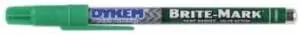 Dykem Brite-Mark 10044 Green Fine Marking Pen - 41004