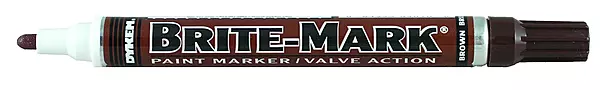 Brite-Mark Medium Tip Paint Marker, Brown