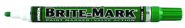 BRITE-MARK Medium Tip Paint Marker, Green
